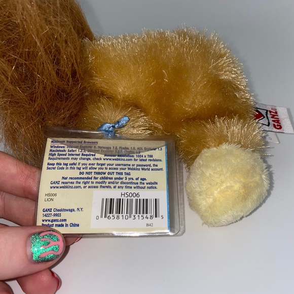 Webkinz Lion HM006 Rare With Code and No Tail - Picture 6 of 16